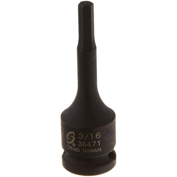 3/16" Hex Impact Socket 36471 Sunex 3/8" Dr 3/16" Hex Impact Socket 36471 Sunex 3/8" Dr